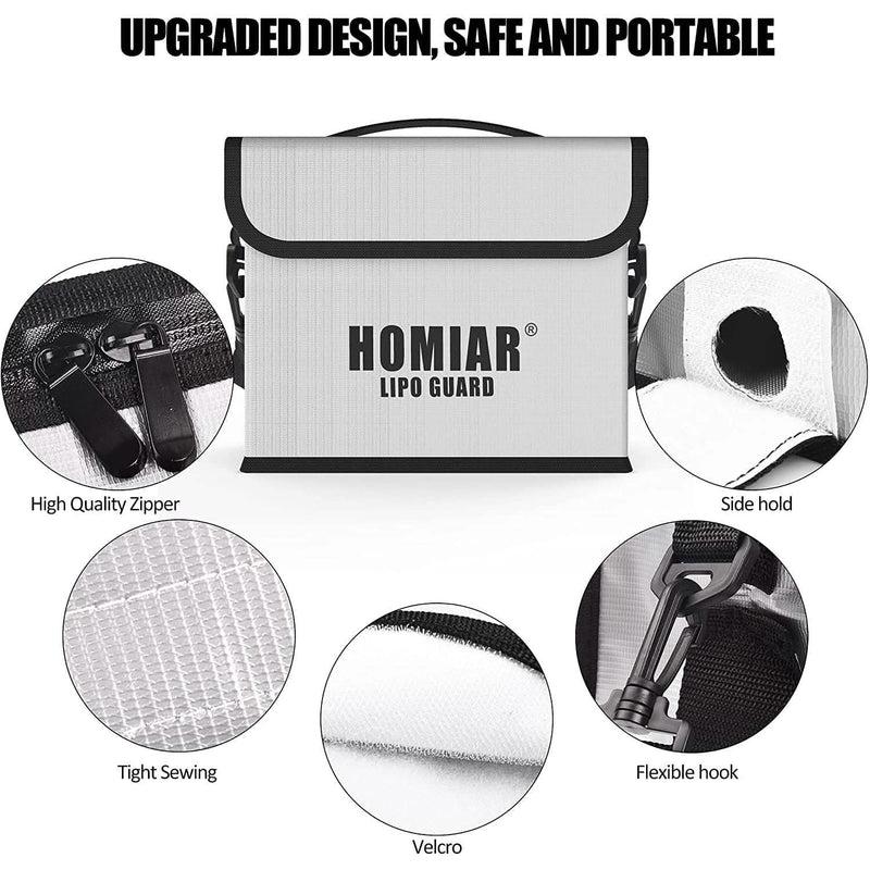 Fireproof Bag for Battery Charging Storage Batteries & Electrical - DailySale