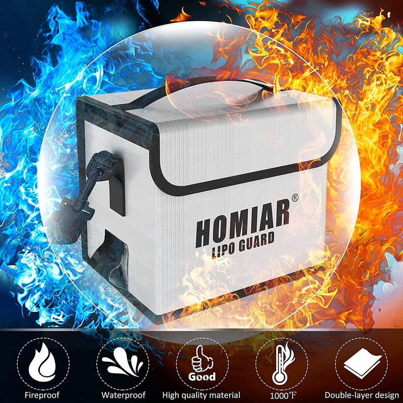 Fireproof Bag for Battery Charging Storage Batteries & Electrical - DailySale