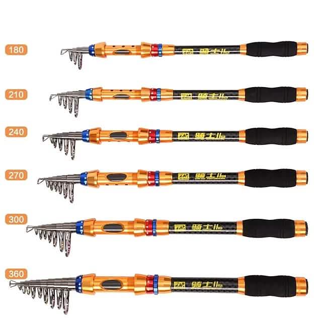 Fishing Rod and Reel Combo Telespin Rod Sports & Outdoors - DailySale