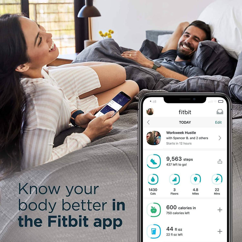 Fitbit Versa 2 Health and Fitness Smartwatch Smart Watches - DailySale