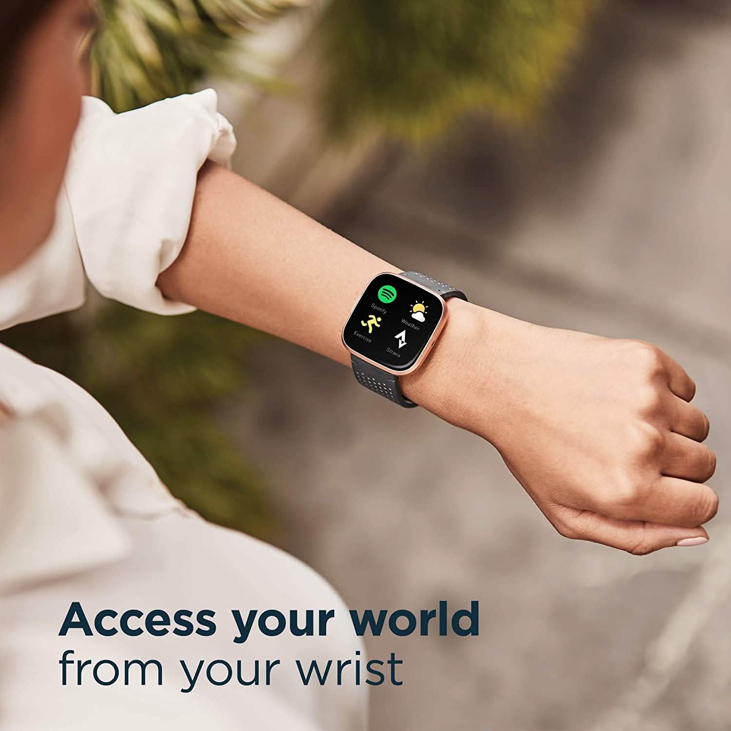 Fitbit Versa 2 Health and Fitness Smartwatch Smart Watches - DailySale