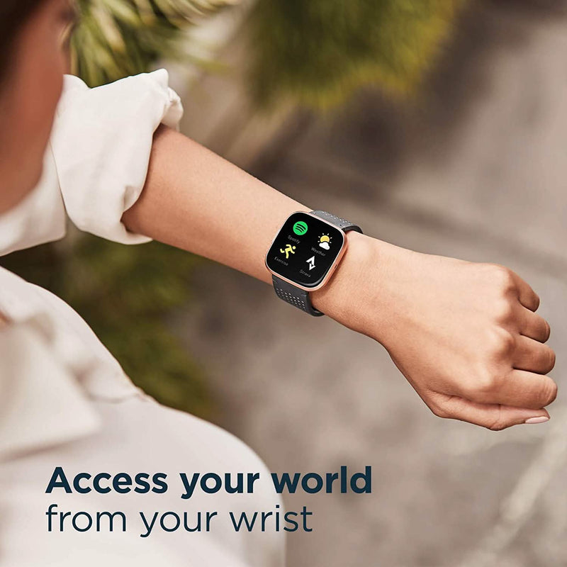 Fitbit Versa 2 Health and Fitness Smartwatch Smart Watches - DailySale