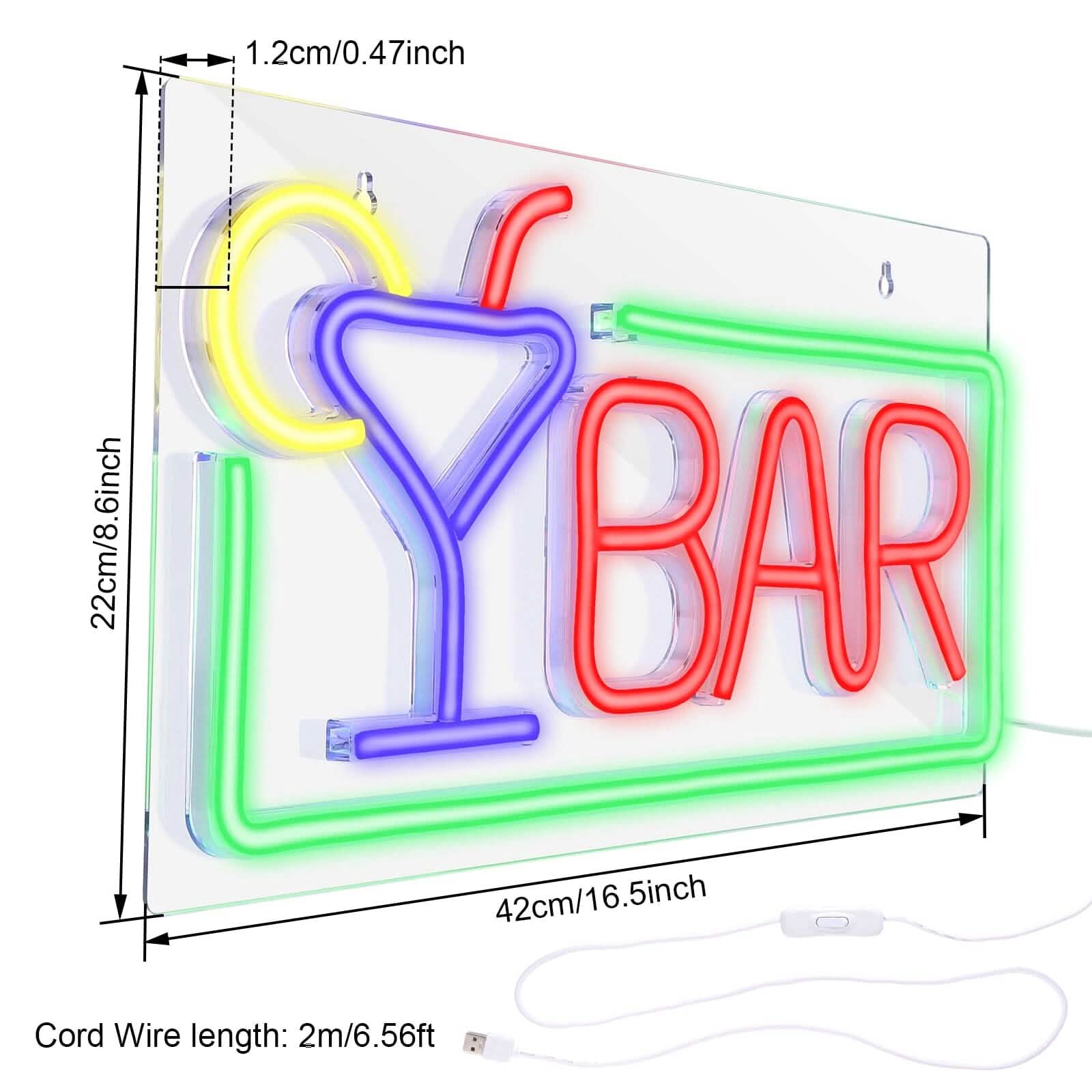 FITNATE 3D Art USB Powered LED Open Display Board Decorate Furniture & Decor - DailySale