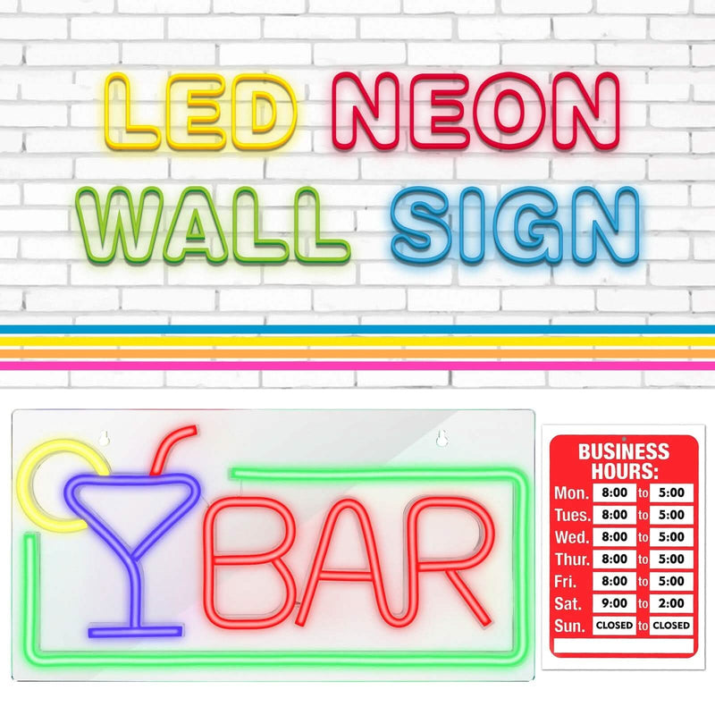 FITNATE 3D Art USB Powered LED Open Display Board Decorate Furniture & Decor - DailySale