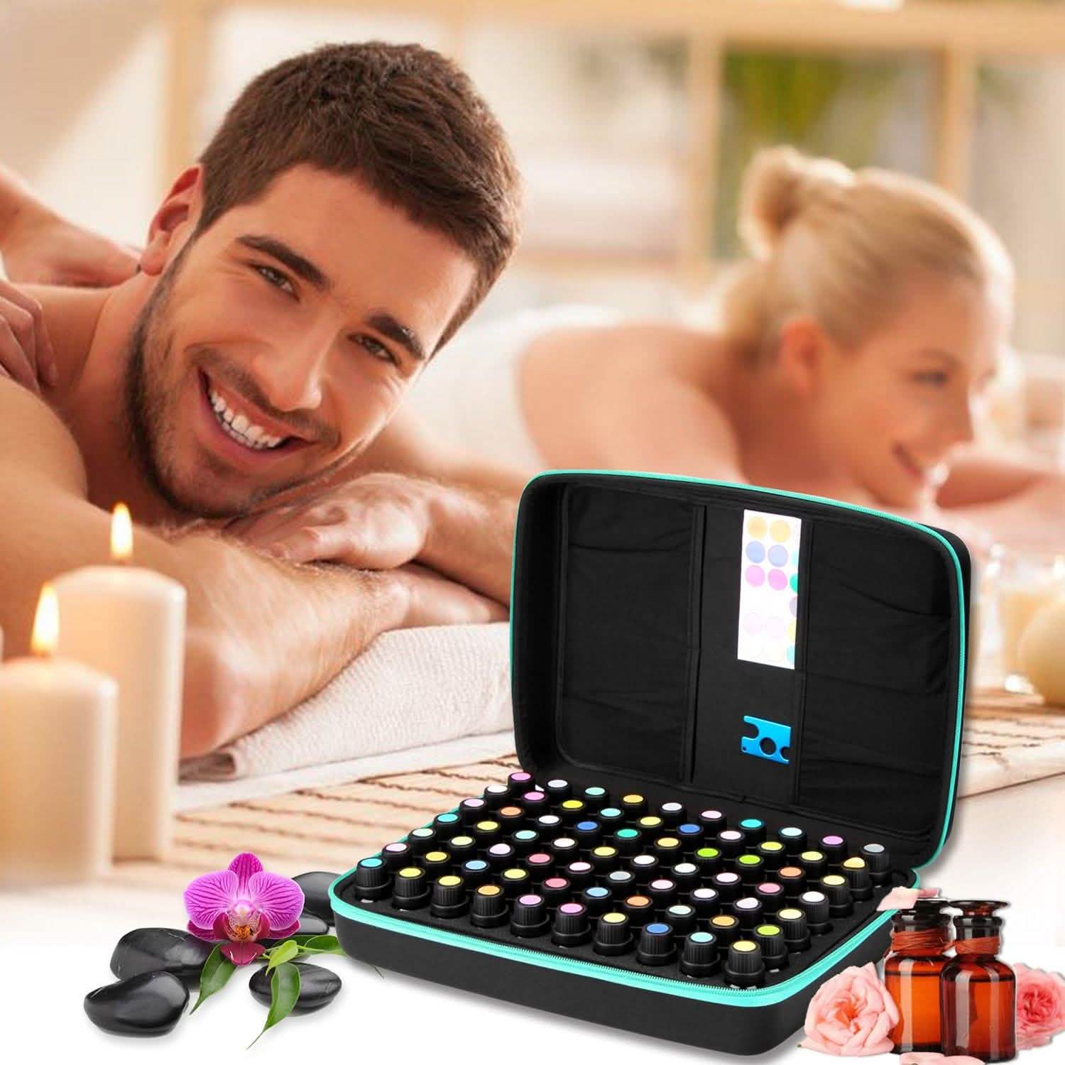 FITNATE Essential Oils Storage for 70 Bottles Wellness - DailySale