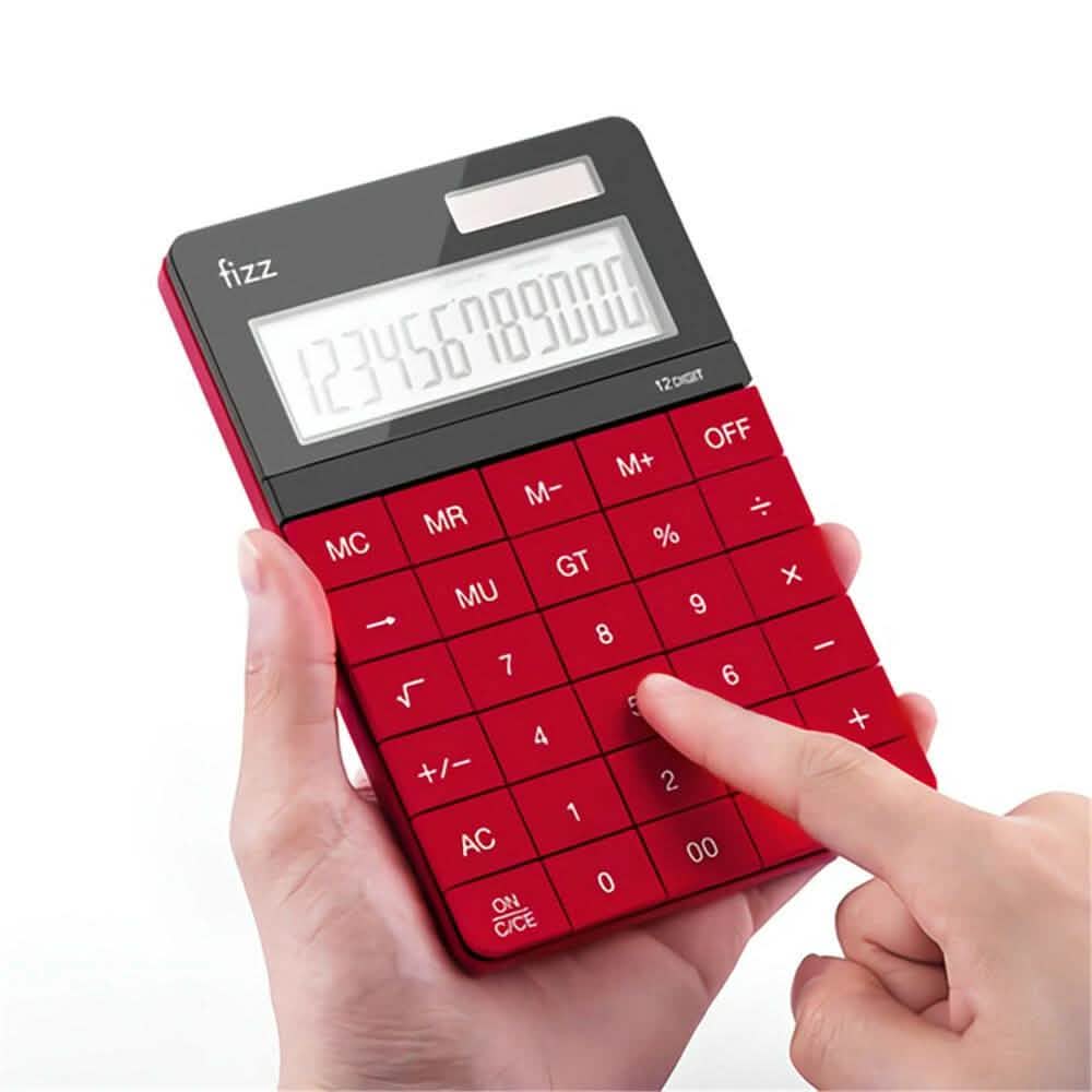 Fizz FZ66806 Calculator Double Power Desk Calculator Everything Else - DailySale