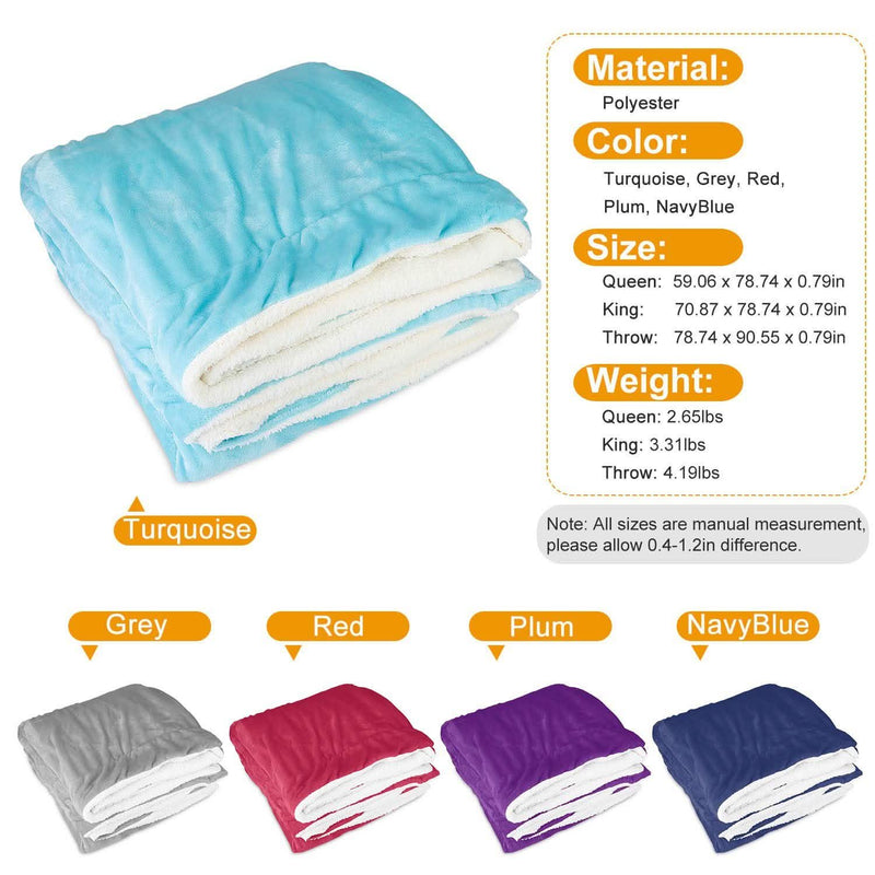 Fleece Throw Blanket Flannel Bed Cover Bedding - DailySale