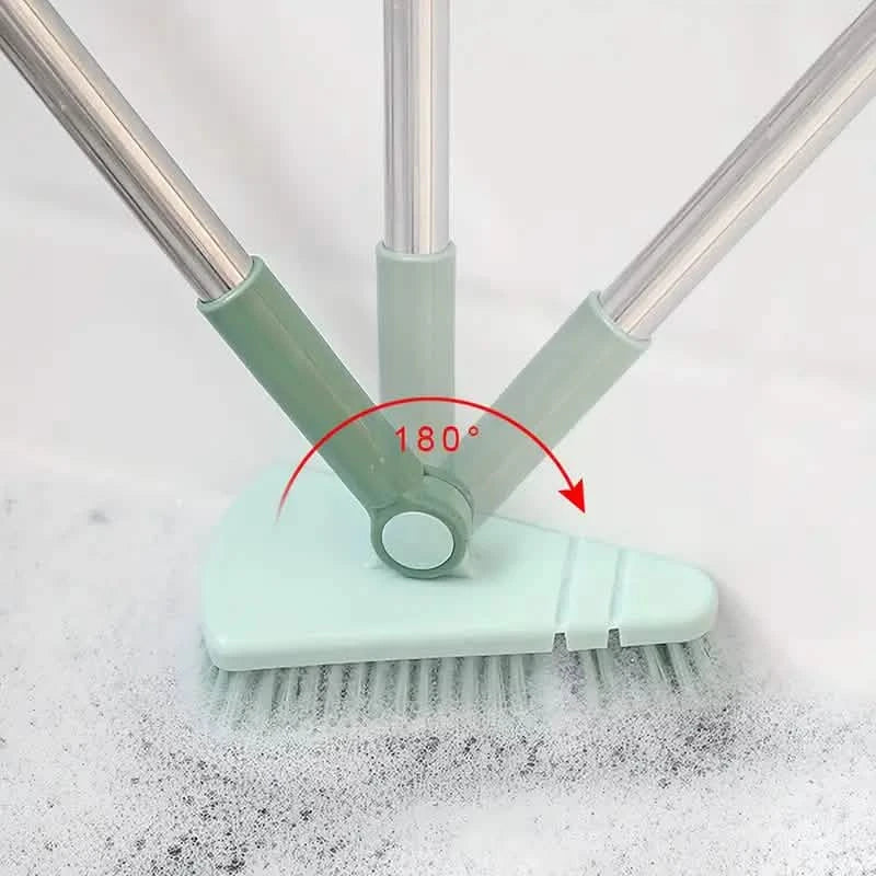 Floor Scrub Brush Long Handle Detachable Stiff Bristles flexible handle