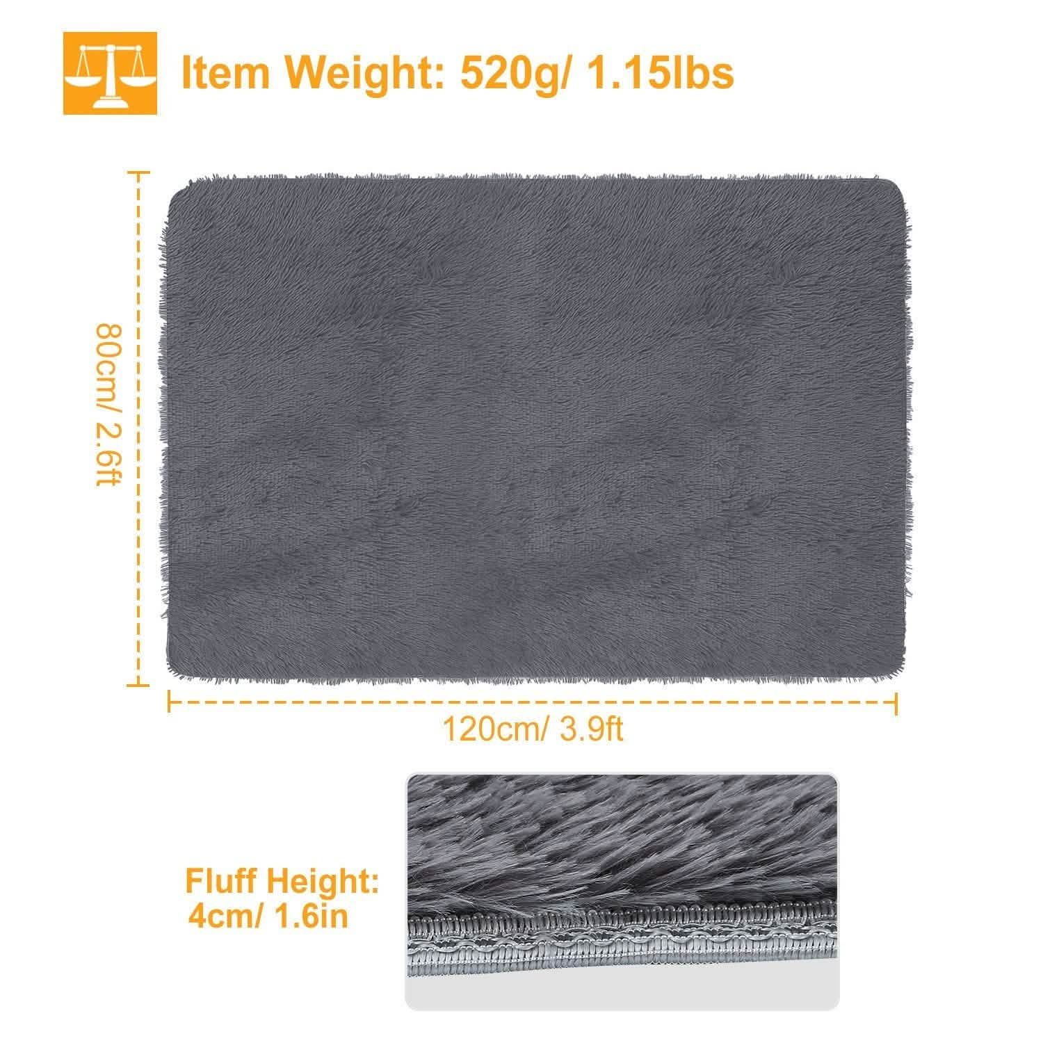 Fluffy Bedroom Anti-Skid Rug Furniture & Decor - DailySale