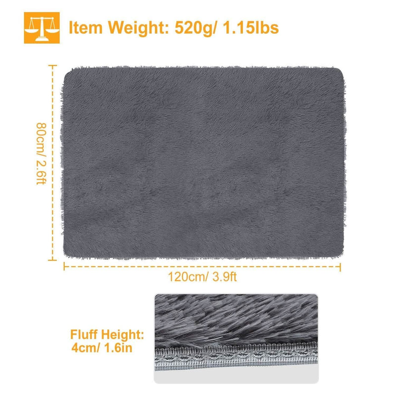 Fluffy Bedroom Anti-Skid Rug Furniture & Decor - DailySale