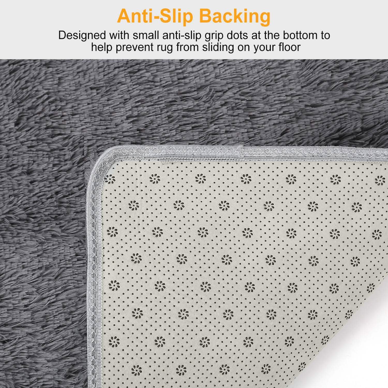 Fluffy Bedroom Anti-Skid Rug Furniture & Decor - DailySale