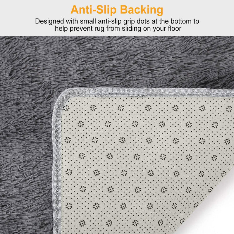 Fluffy Bedroom Anti-Skid Rug Furniture & Decor - DailySale