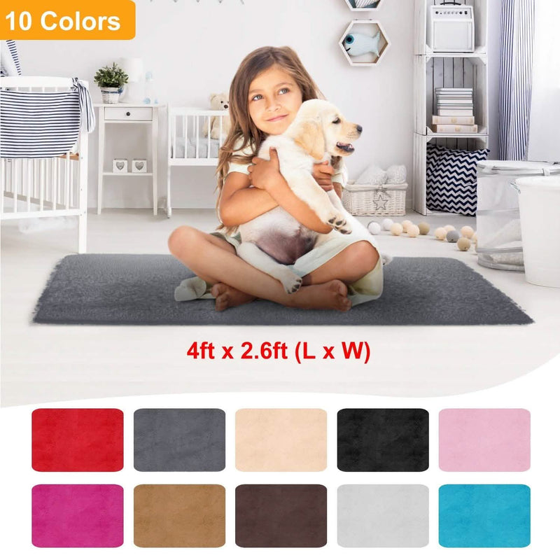 Fluffy Bedroom Anti-Skid Rug Furniture & Decor - DailySale
