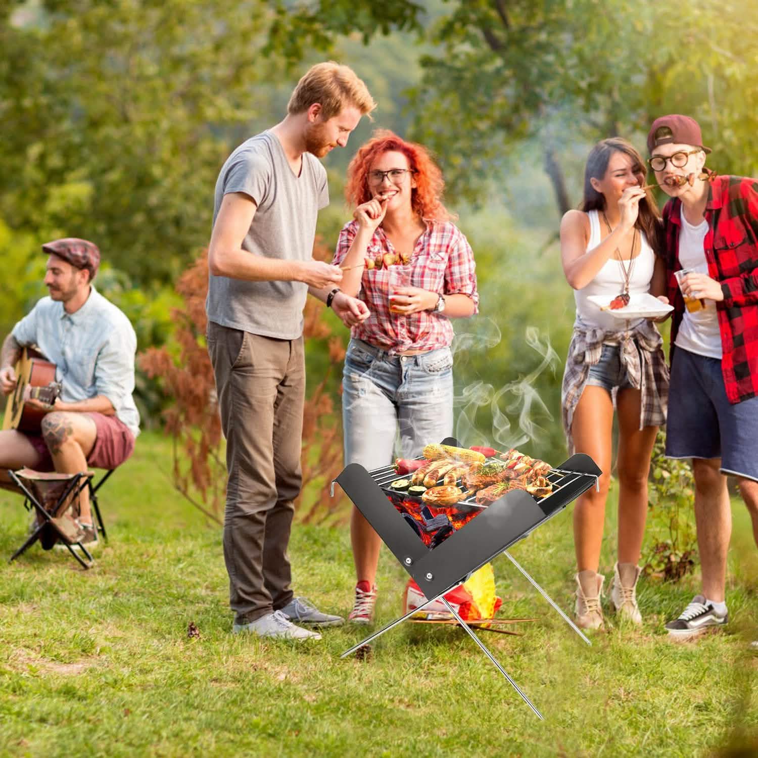Foldable BBQ Grill Sports & Outdoors - DailySale