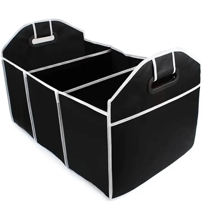 Foldable Black Car Trunk Cargo Storage Bag Automotive - DailySale