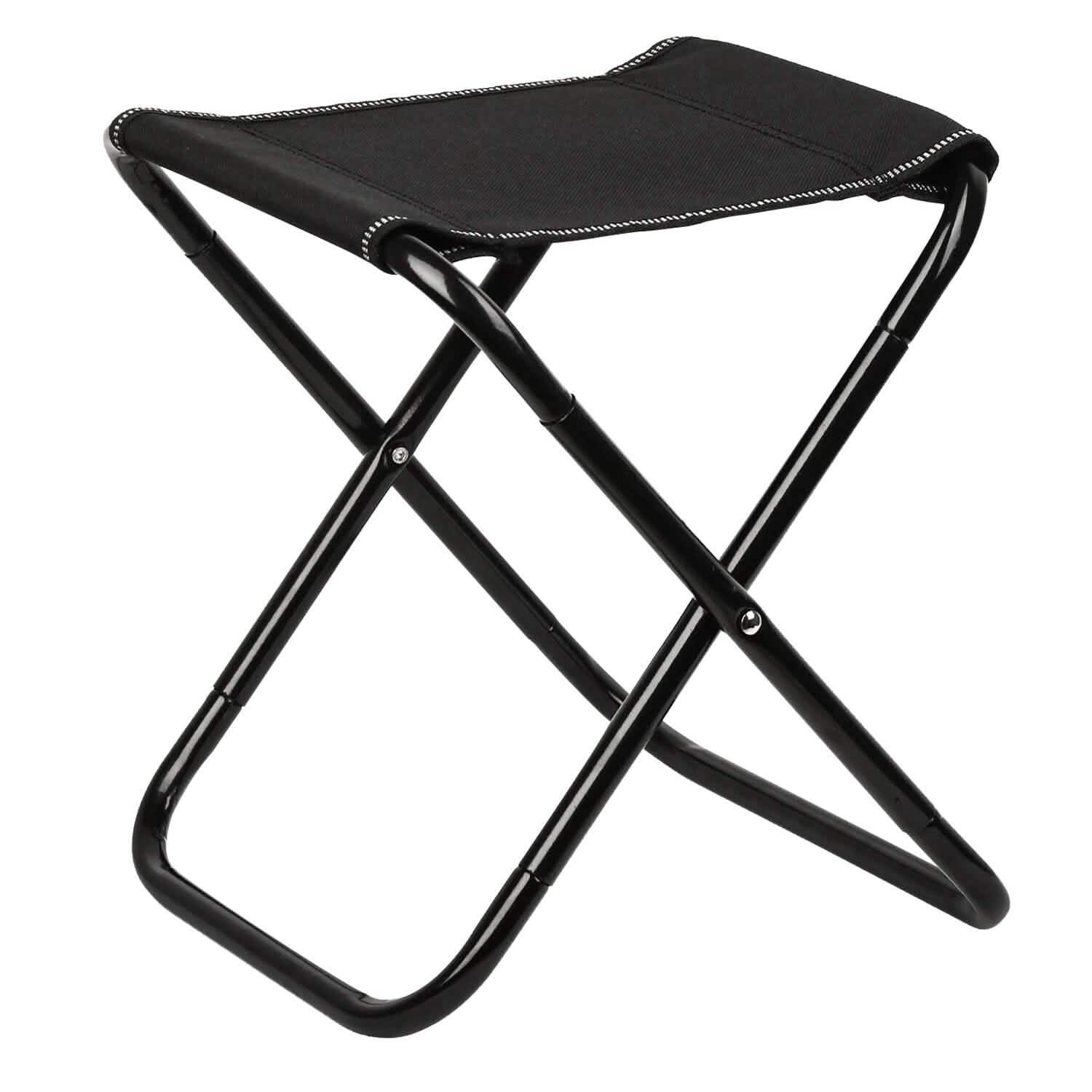 Foldable Camping Stool Portable Travel Chair Sports & Outdoors - DailySale