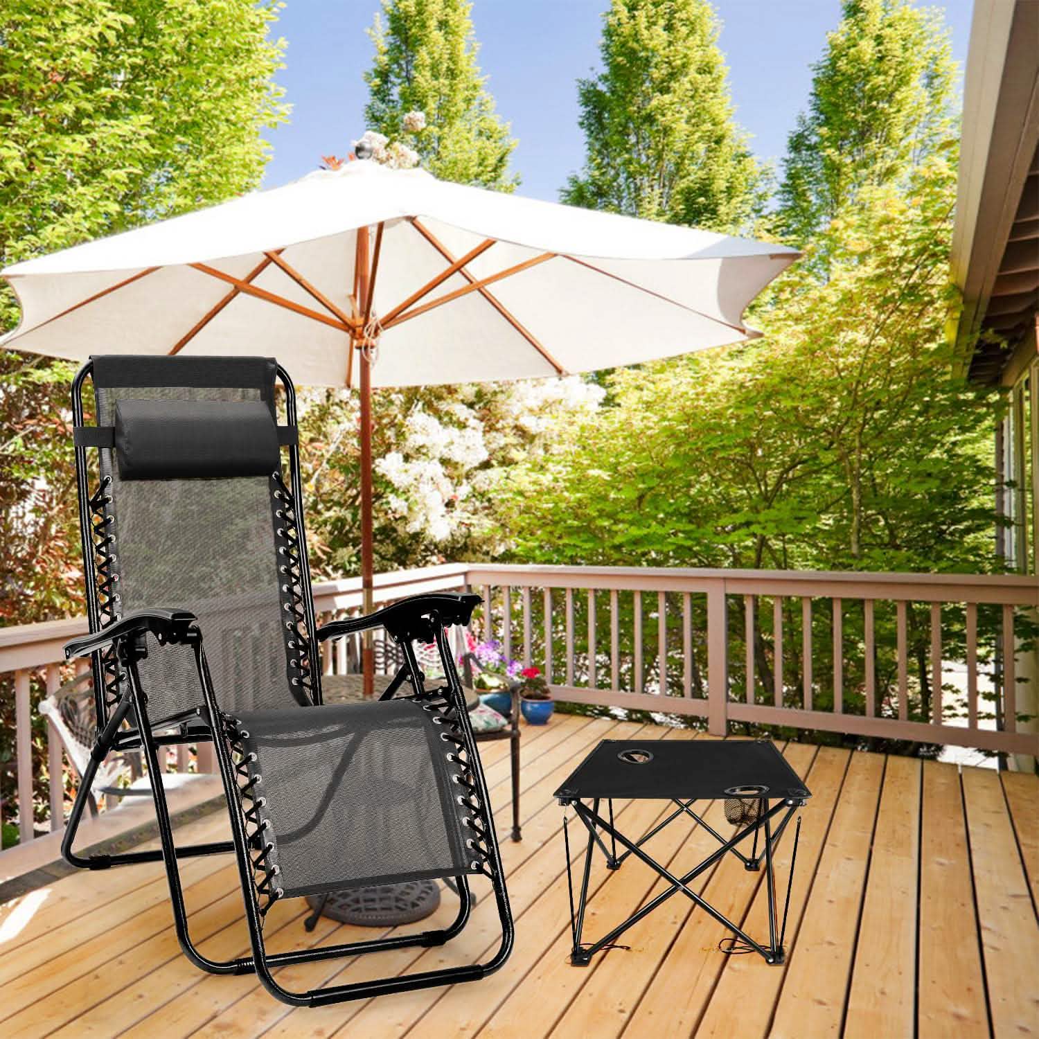 Foldable Camping Table Portable Travel Desk Sports & Outdoors - DailySale