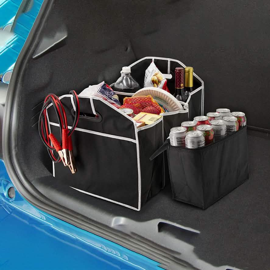 Foldable Car Trunk Organizer with Cooler Auto Accessories - DailySale