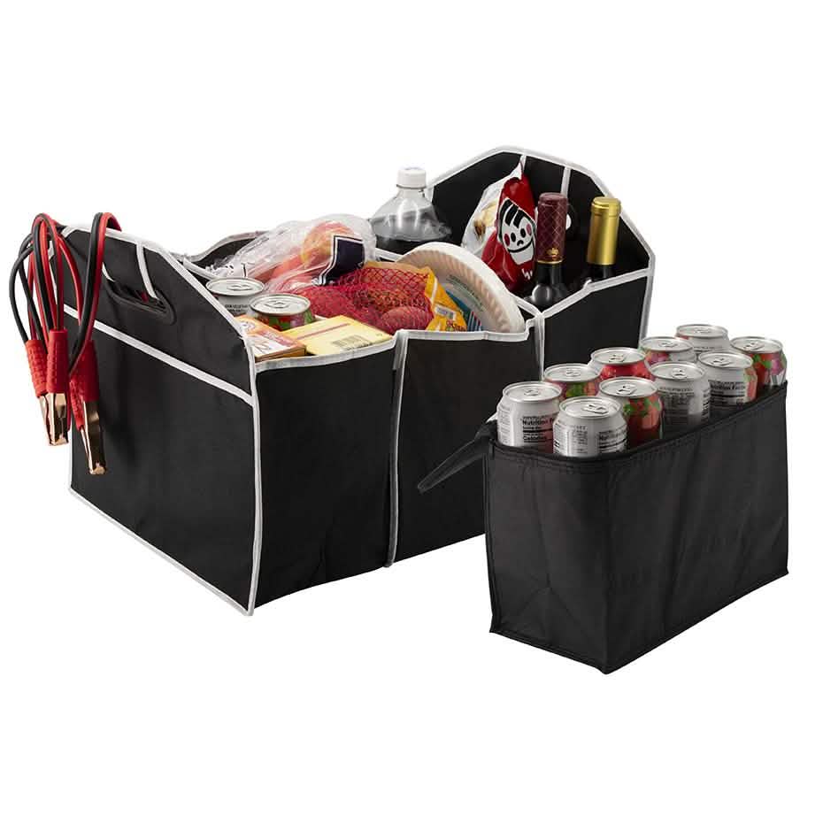 Foldable Car Trunk Organizer with Cooler Auto Accessories - DailySale