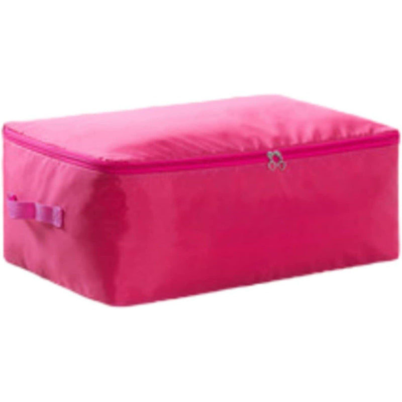 Foldable Clothes Quilt Storage Bag Portable Luggage Closet & Storage Rose Red M - DailySale