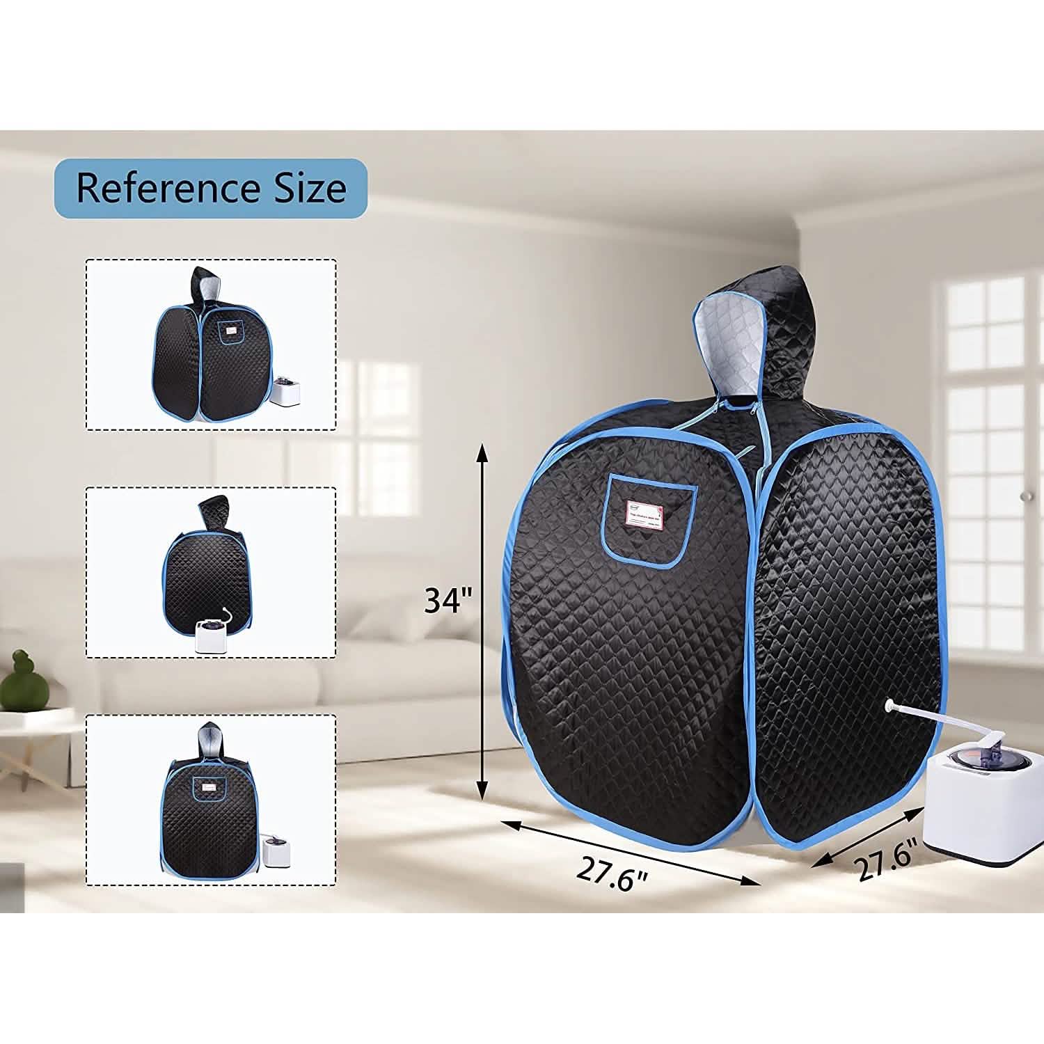 Foldable Lightweight Personal Sauna Tent for Home SPA Wellness - DailySale