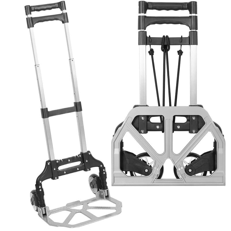Folding Luggage Cart With Elastic Rope Bags & Travel - DailySale
