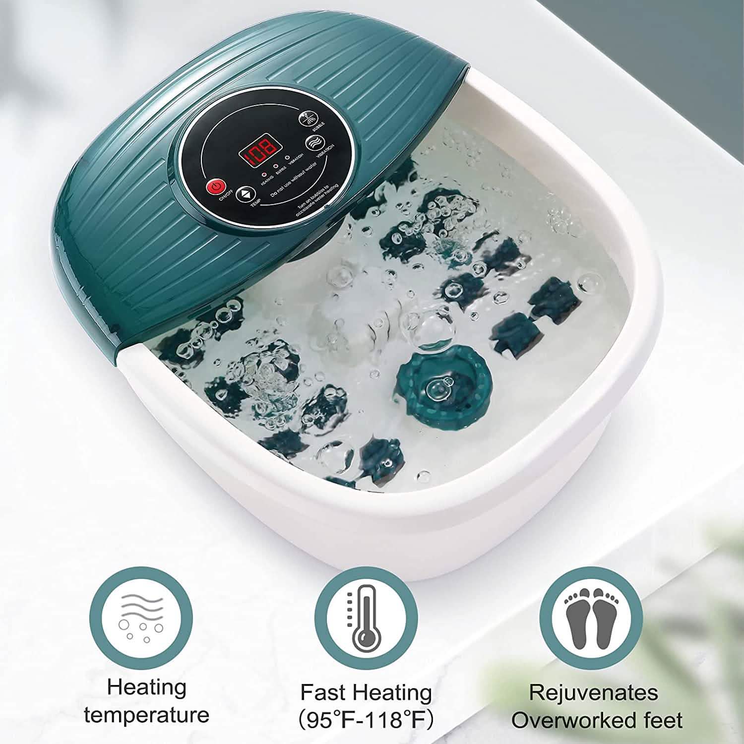 Foot Spa Bath Massager Beauty & Personal Care - DailySale