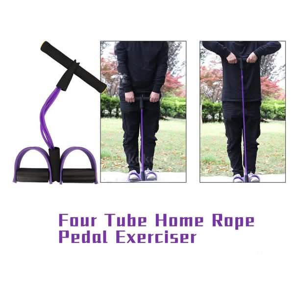 Four Tube Home Rope Pedal Exerciser Fitness - DailySale