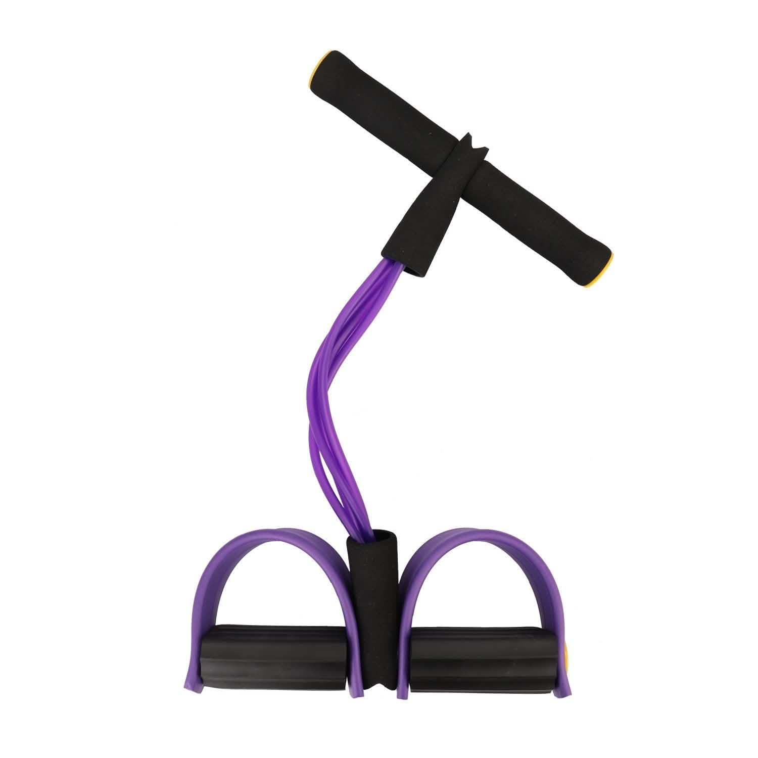 Four Tube Home Rope Pedal Exerciser Fitness Purple - DailySale