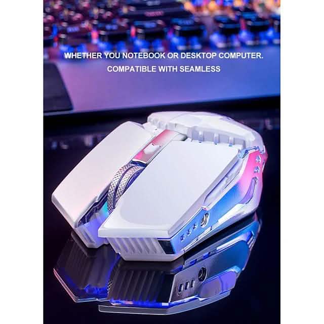 Free Wolf X11 Wireless 2.4G Optical Gaming Mouse Computer Accessories - DailySale