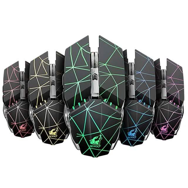 Free Wolf X11 Wireless 2.4G Optical Gaming Mouse Computer Accessories - DailySale