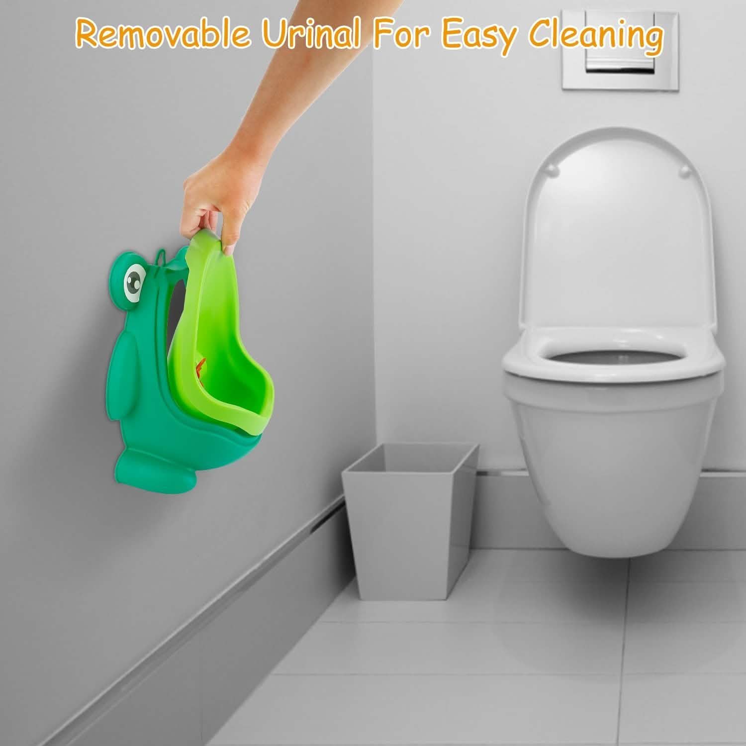 Frog Potty Training Urinal Bathroom with Funny Aiming Target Baby - DailySale