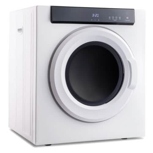 Front Load Laundry Dryer with Touch Screen Panel and Stainless Steel Tub Household Appliances - DailySale