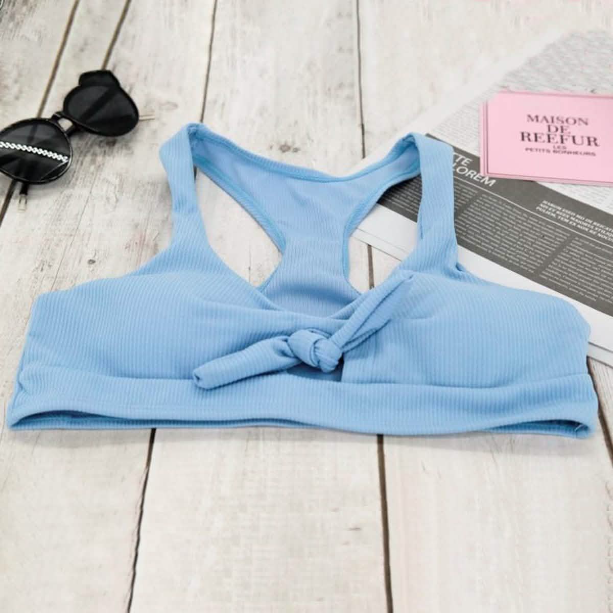 Front Tie Bikini Set Women's Apparel - DailySale