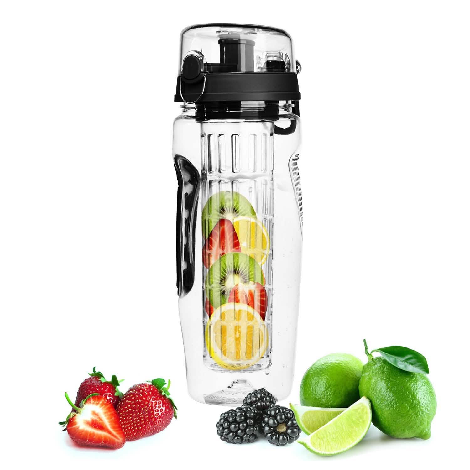 Fruit Infuser Water Bottle 32OZ Juice Shaker Wine & Dining - DailySale