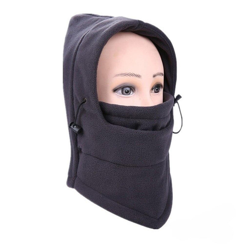 Full Cover Fleece Winter Mask - Assorted Colors Women's Apparel Gray - DailySale