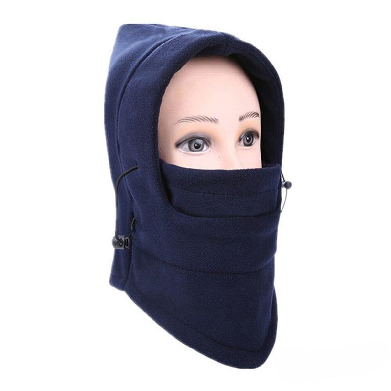 Full Cover Fleece Winter Mask - Assorted Colors Women's Apparel Navy Blue - DailySale