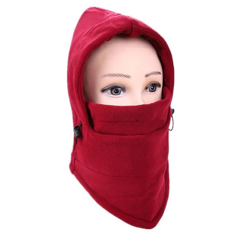 Full Cover Fleece Winter Mask - Assorted Colors Women's Apparel Wine - DailySale