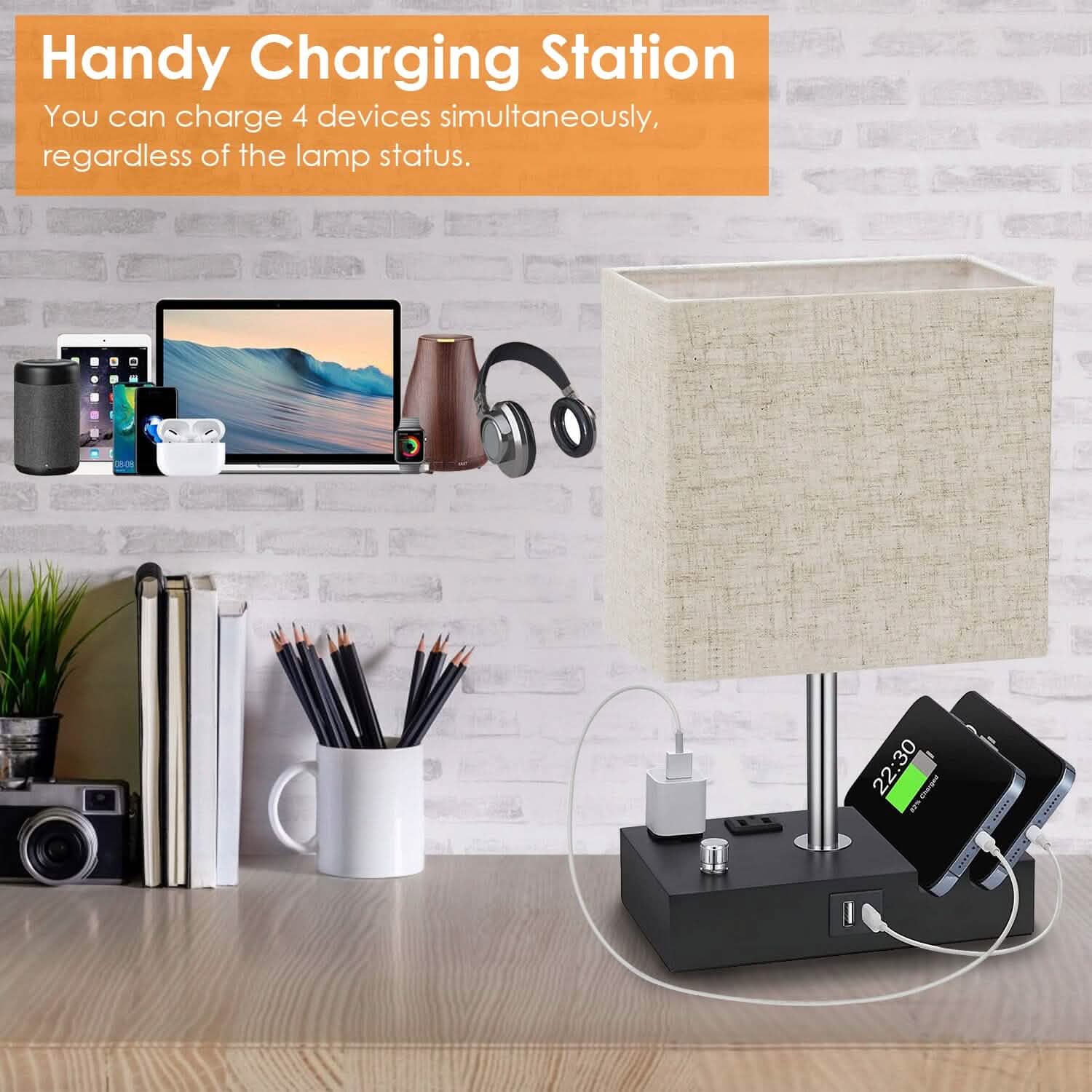 Fully Dimmable Table Lamp Indoor Lighting - DailySale