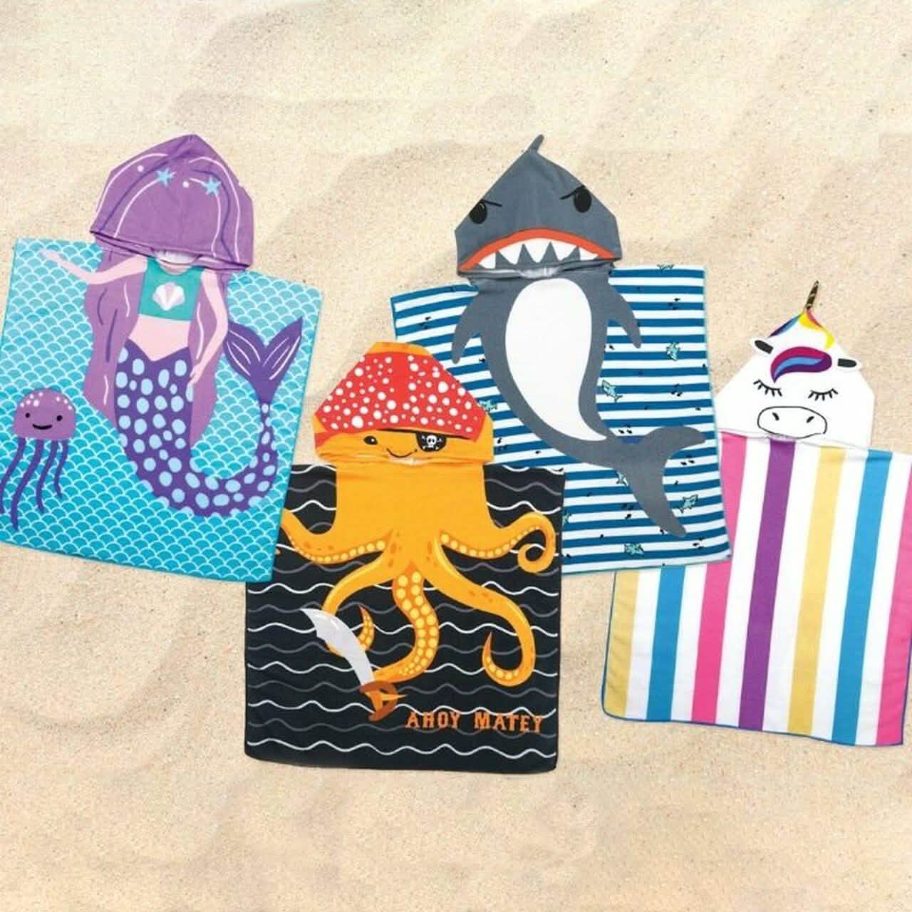 Fun in the Sun Hooded Towels for Kids Bath - DailySale