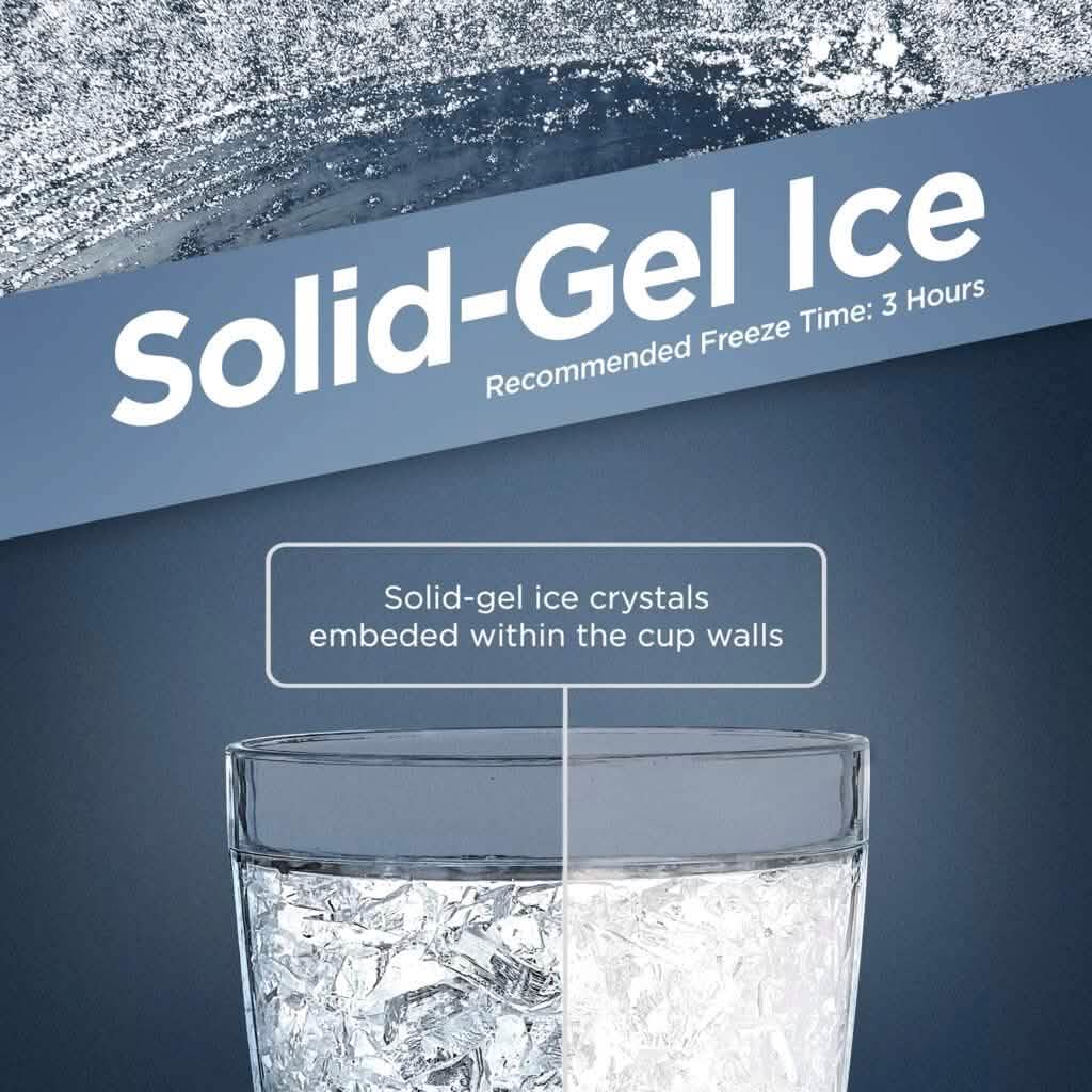 Funny Freezer Cup Double Walled Chiller Mug for Iced Cold Drinks Wine & Dining - DailySale