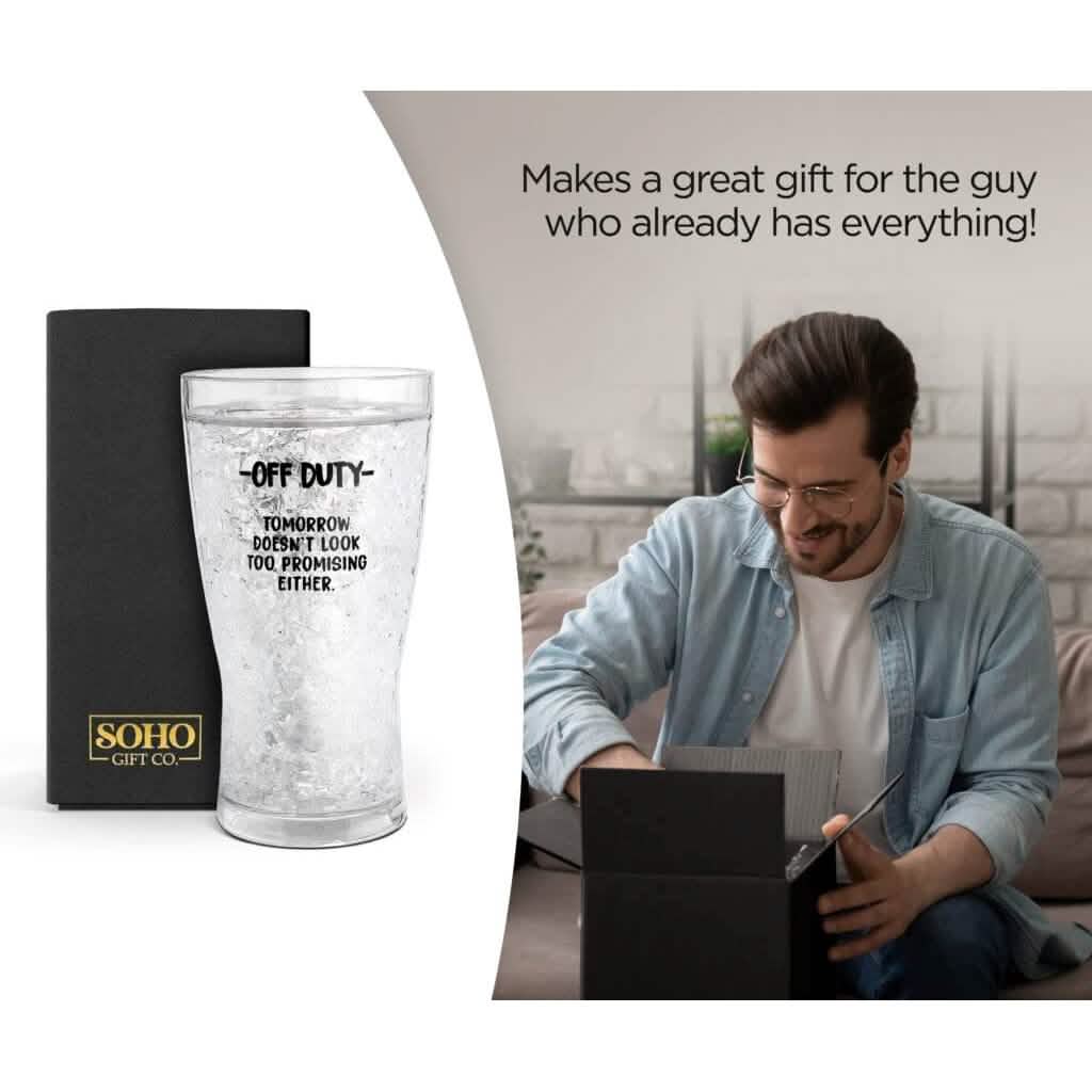 Funny Freezer Cup Double Walled Chiller Mug for Iced Cold Drinks Wine & Dining - DailySale