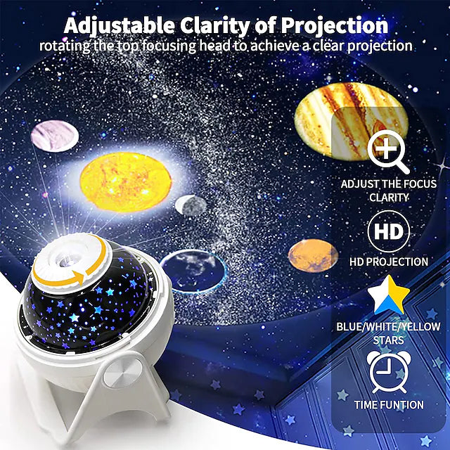 Galaxy Projection Night Lamp Indoor Lighting - DailySale