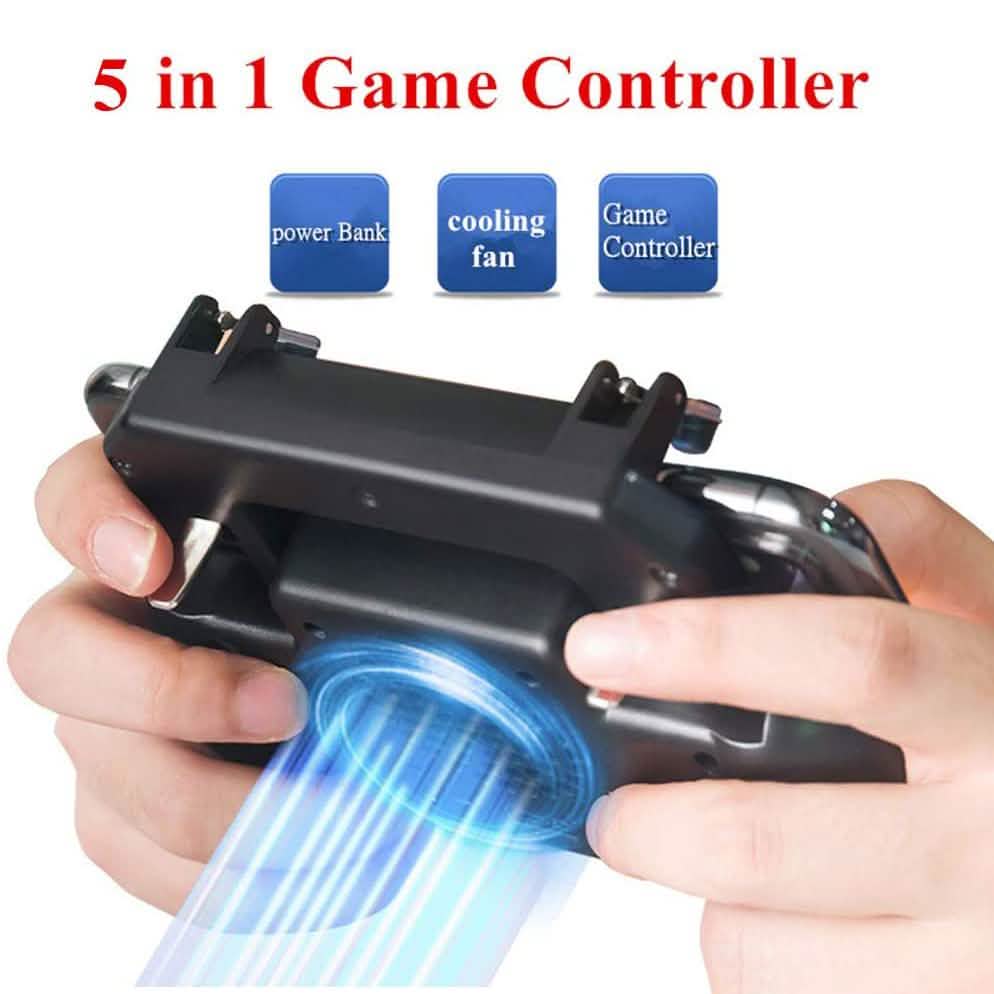 Gaming Grip with Portable Charger Cooling Fan Video Games & Consoles - DailySale
