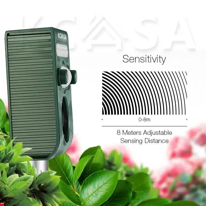 Garden Ultrasonic PIR Sensor Solar Animal Dispeller Pest Control - DailySale