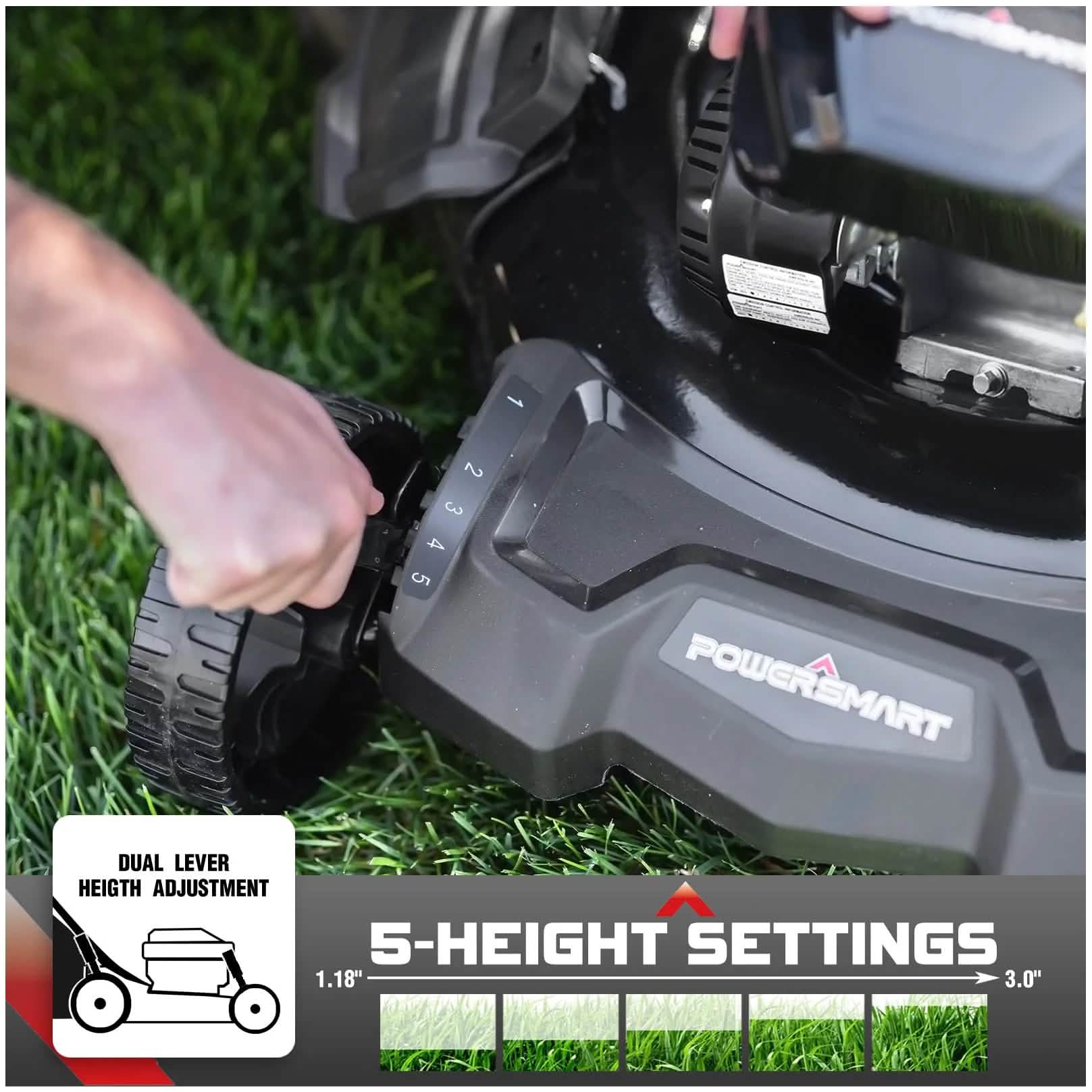 Gas Powered Self-Propelled Lawn Mower Garden & Patio - DailySale