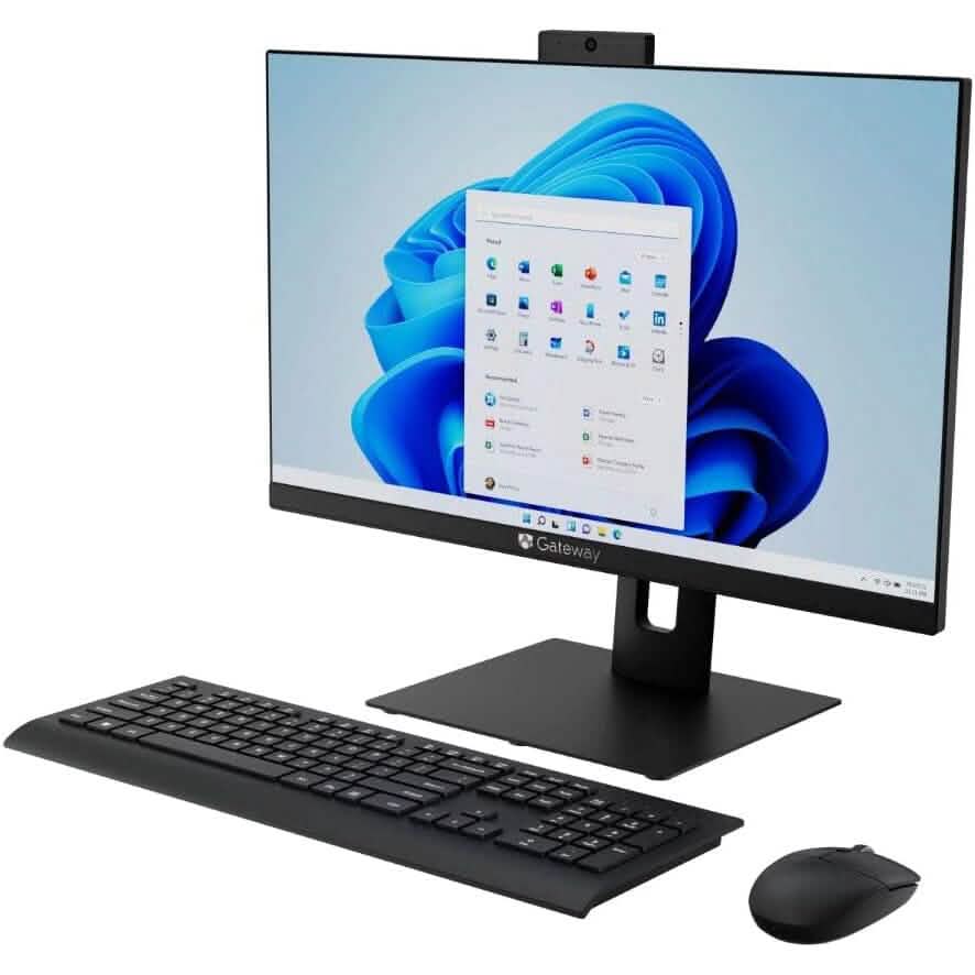 Gateway 23.8 All-in-One Desktop Intel Pentium 4GB RAM 128GB SSD (Refurbished) Desktops - DailySale