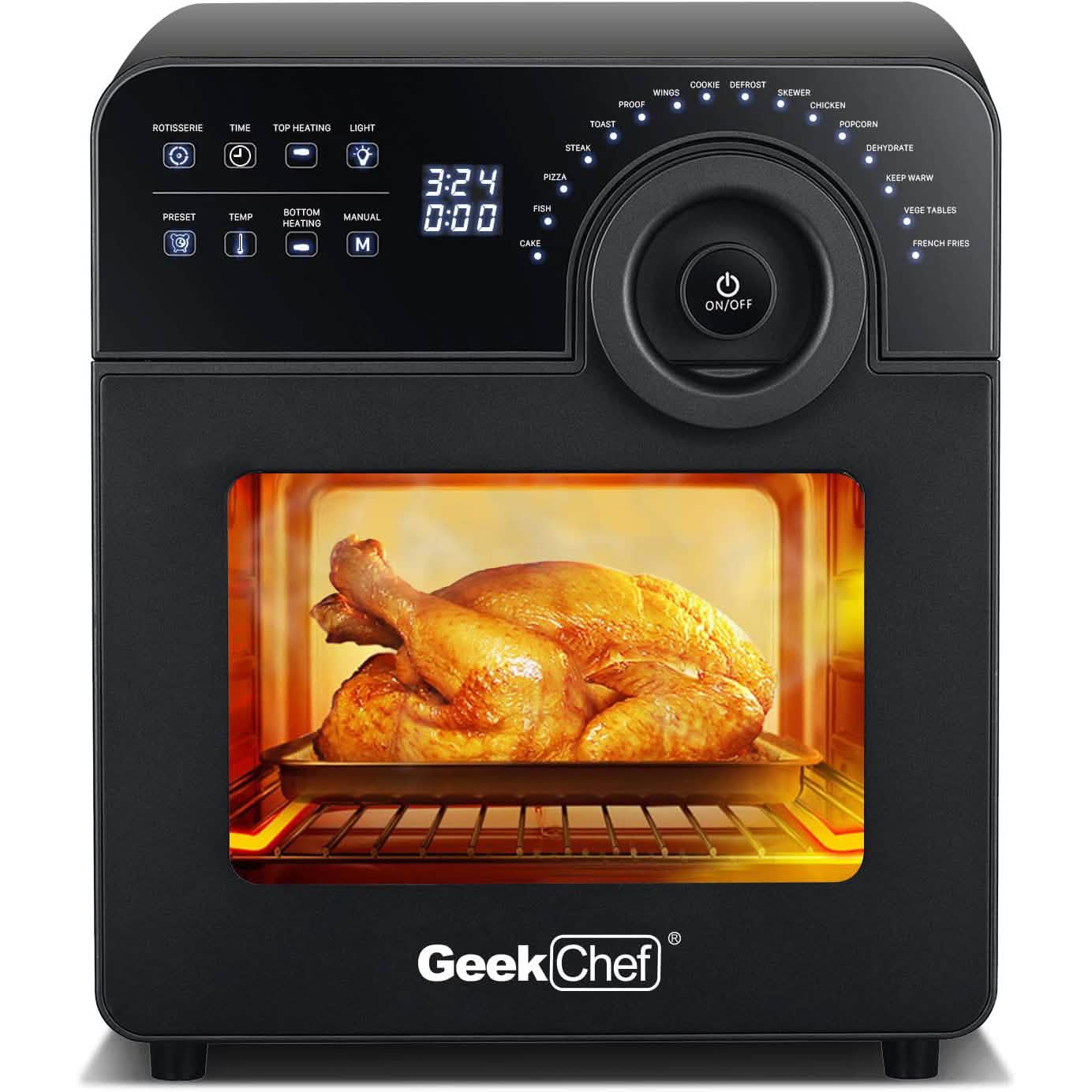 Geek Chef Electric Air Fryer Oven Kitchen Appliances - DailySale