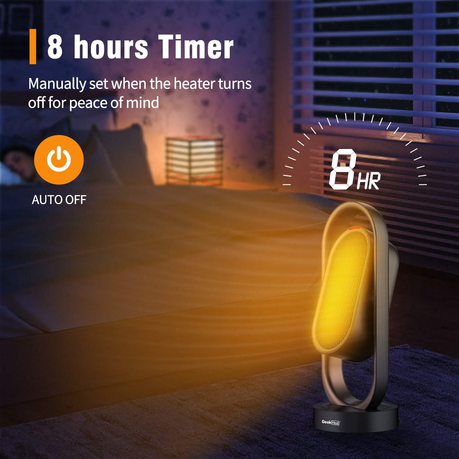 Geek Heat HC05 1500W Space Heater Household Appliances - DailySale