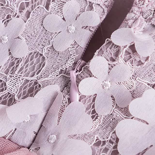 Girls' Ruffle Mesh Embroidered Dress Kids' Clothing - DailySale